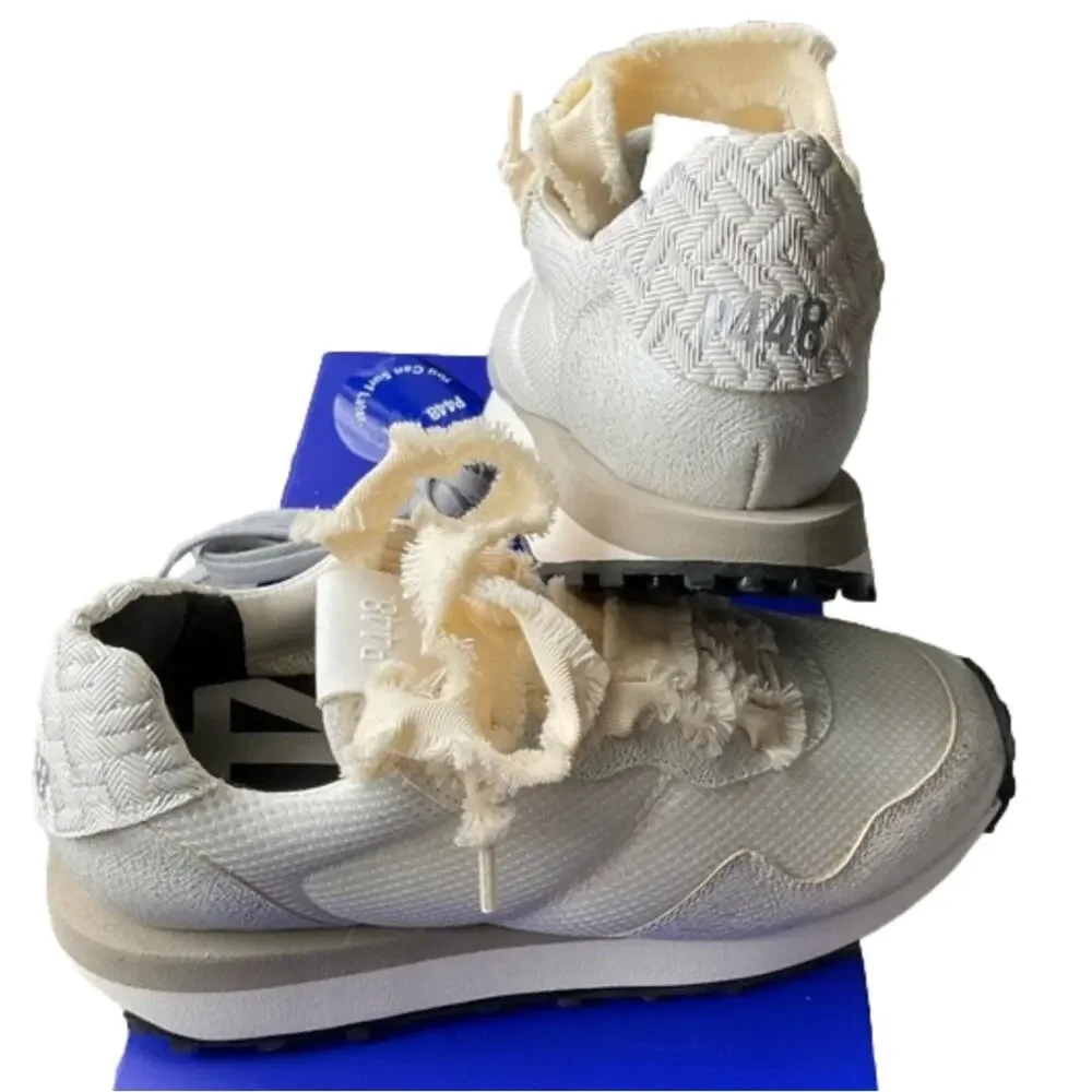 P448 Women's Athletic Cancun Sneakers White Size 7 Euro 37 NEW NIB